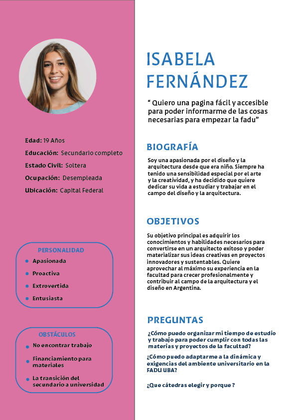 user persona